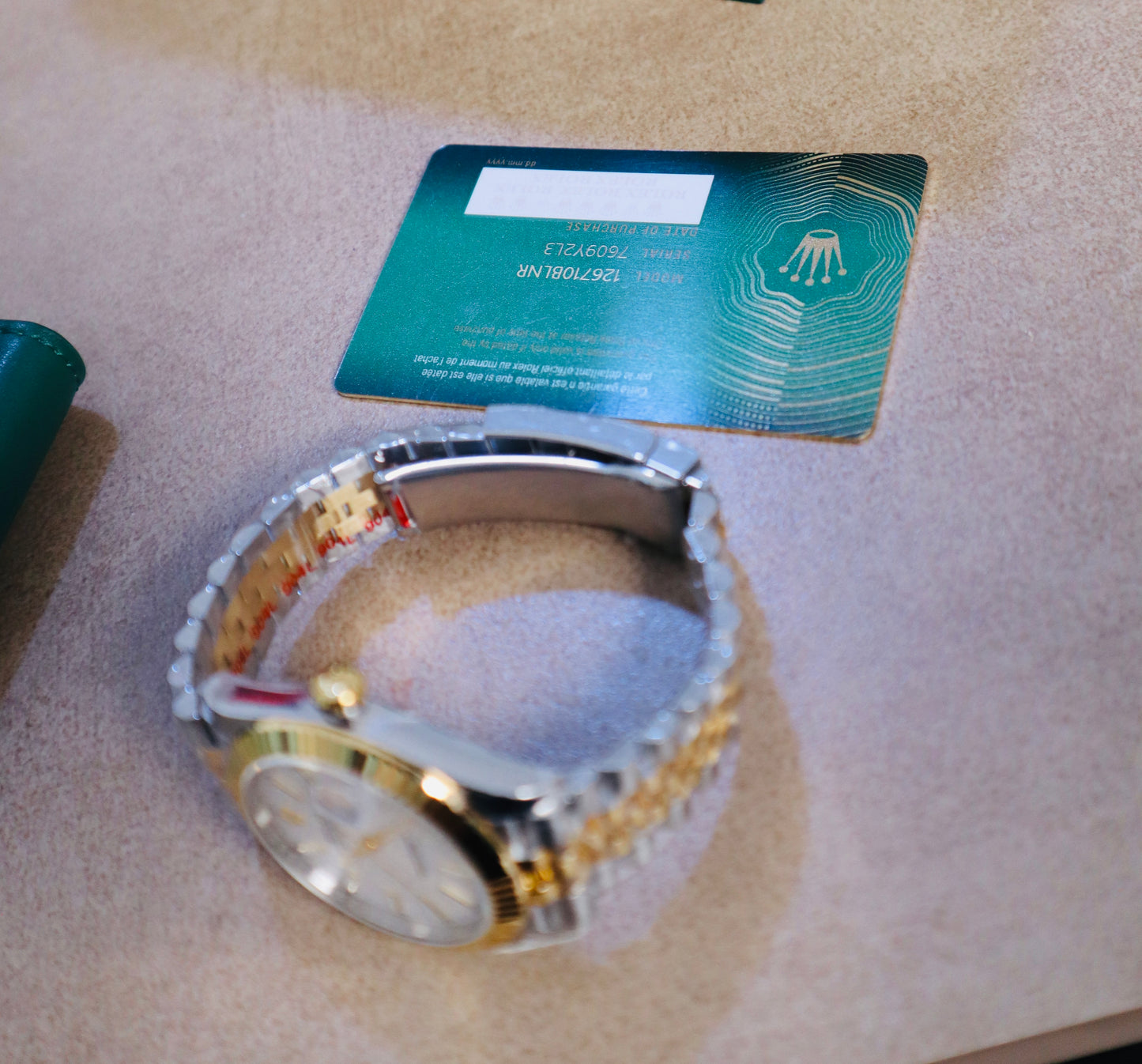 رولكس دايت جست كلين - جوبلي ستانلس و ذهب ١٨ طلاء - ماكينة سويسري طبق الاصل