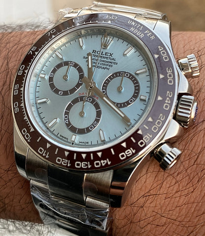 رولكس دايتونا ٢٠٢٥ كوزموجراف ايس بلو - كلين طبق الاصل ماكينة سويسري