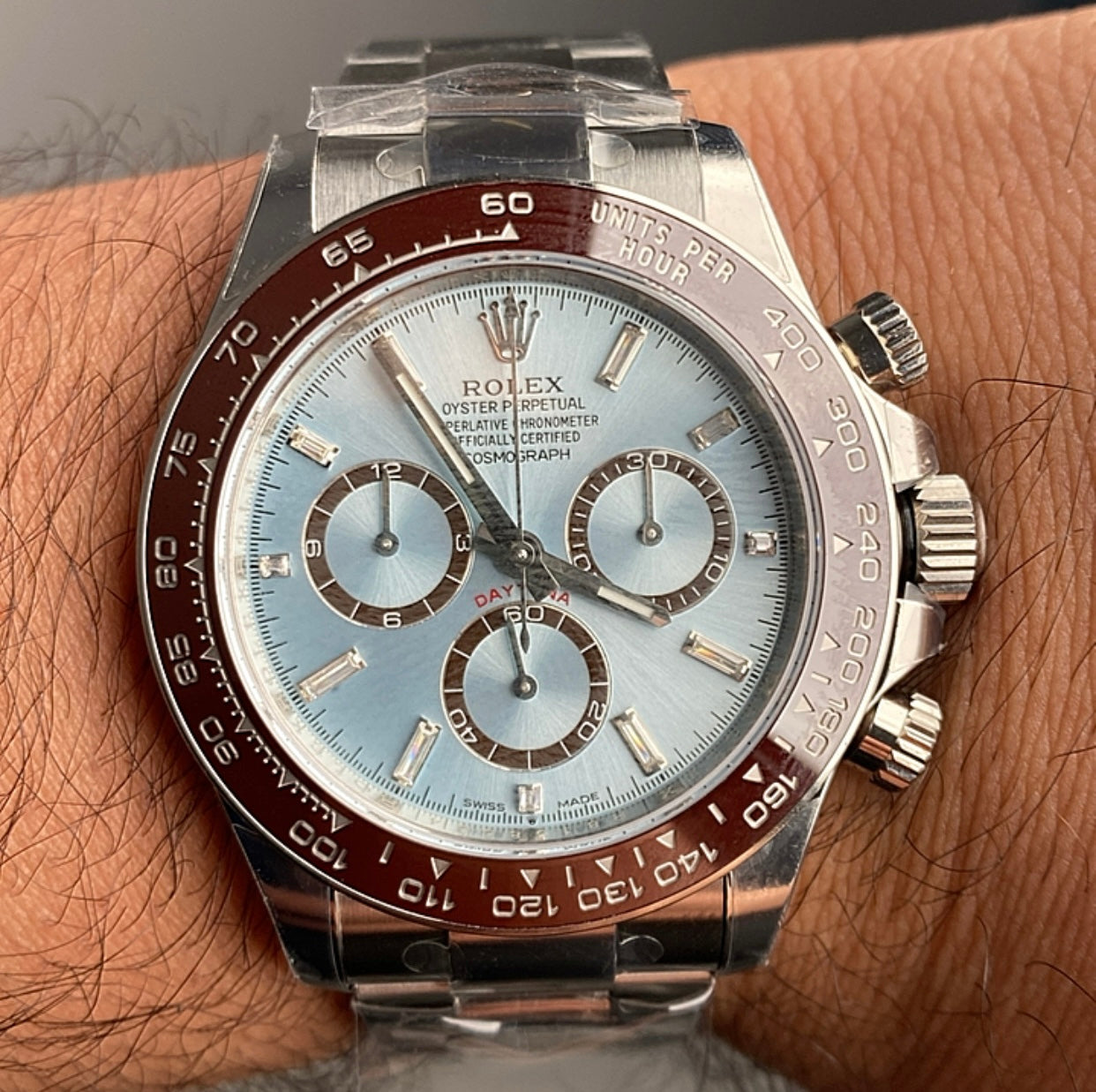 Rolex Daytona Cosmograph - كلين طبق الأصل حبة واحدة ماكينة لا تفرق