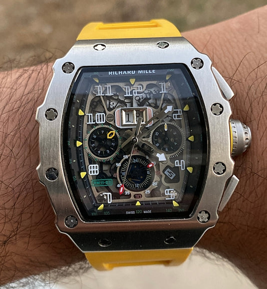 ريتشارد ميل ١١ طبق الاصل وارد تركيا - باله سعرها في تركيا ٣ الاف دولار - سعر الساعة مليون و مئة الف