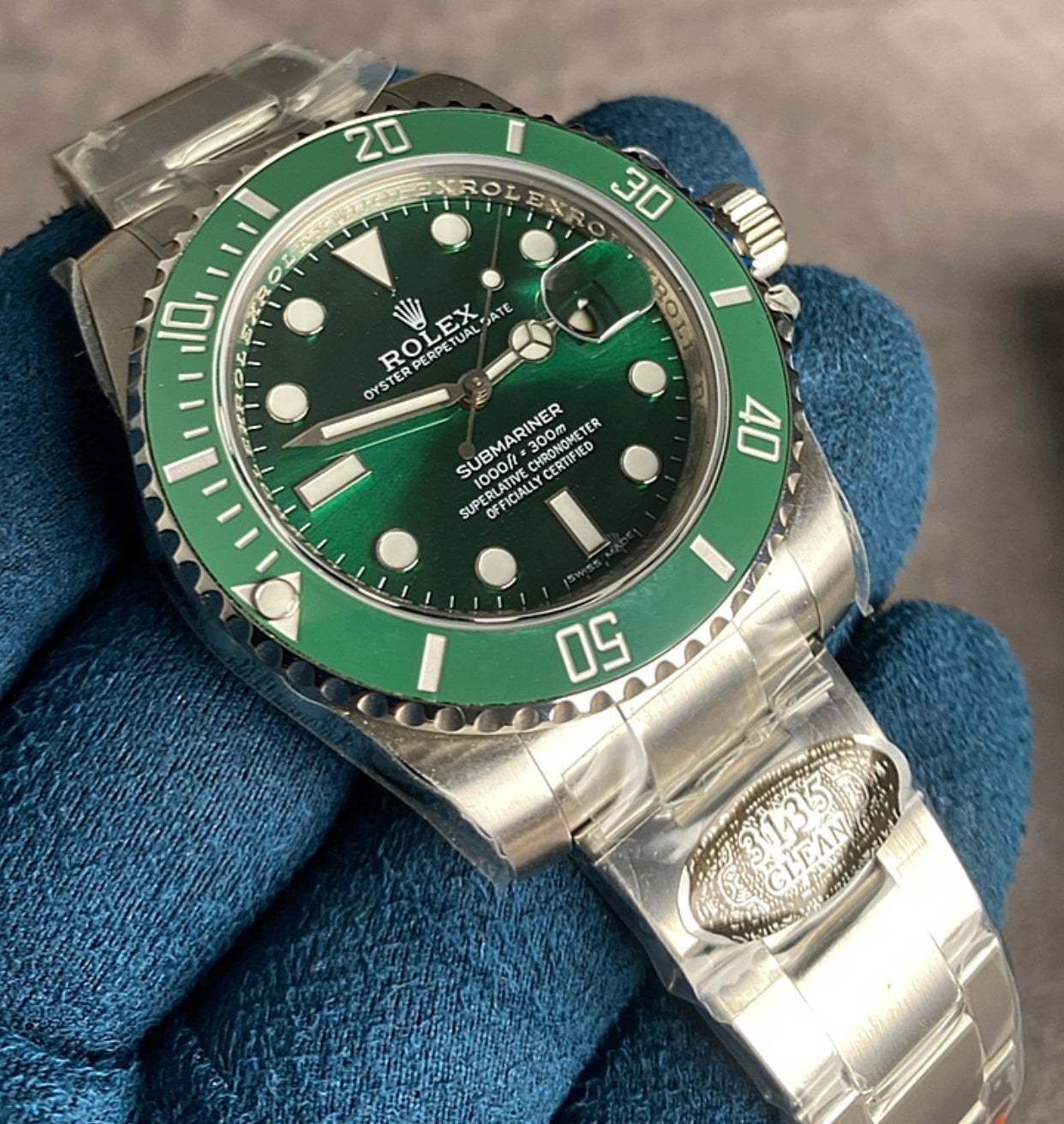 رولكس سابمارينر هالك ٢٠٢٠ - سيريال نمبر حقيقي ماكينة سويسري و بيزل سيراميك نفس المستخدم في رولكس الاصلية