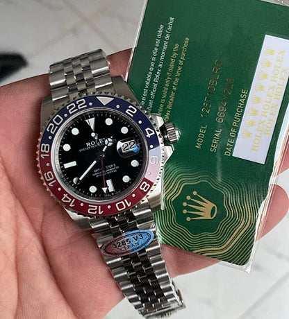 السعر بالاردني ٥٥٠ دينار رولكس ببسي كلين طبق الاصل - شباب حبة ما تميزها عن الأصل