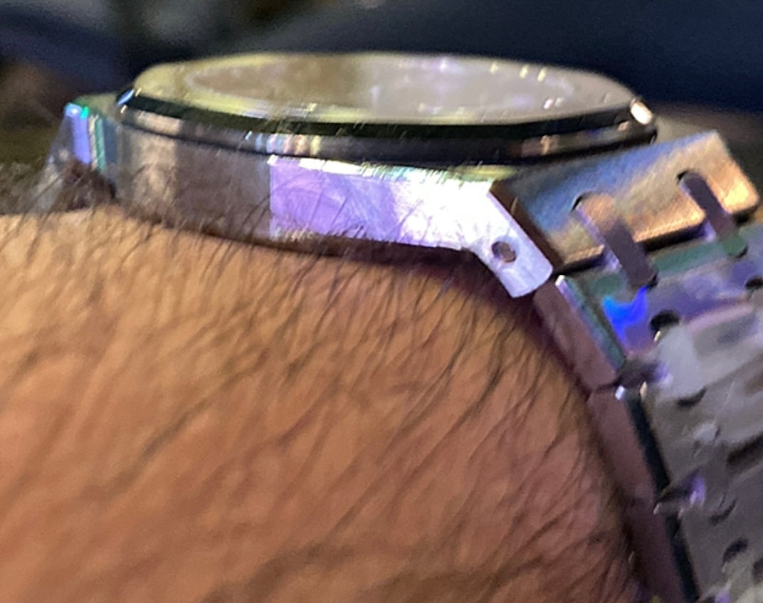 الساعة ب ستيكراتها - اي بي رويال اوك كلين طبق الأصل لا تميز ماكينة سويسري طبق الاصل