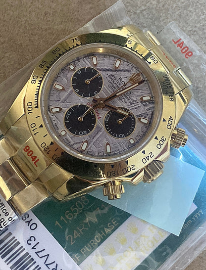 روليكس دايتونا جولد  مينا ماربل ٢٠٢٤ - كلين قطعة واحدة