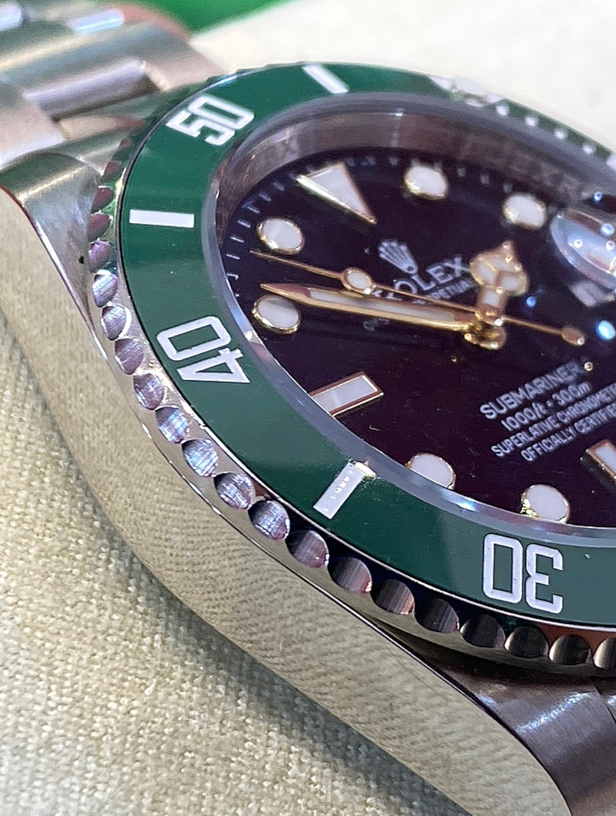 41 mm رولكس ستاربكس اصدار ٢٠٢٤ كلين تايتل + الكارد الذكي الجديد