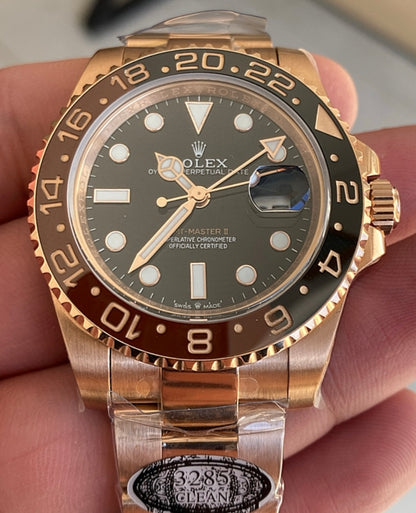 رولكس جي ام تي رووت بيير / كلين طبق الأصل ماكينة سويسري طبق الأصل حبة وتحدة