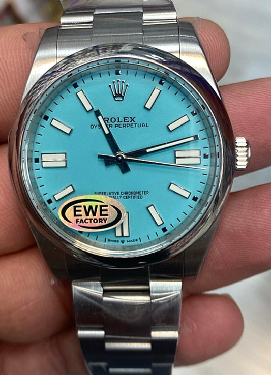 رولكس اويستر بربتشوال تيفاني مصنع اي دبليو اي اقوى جودة لا يمكن تميزها - ماكينة سويسري