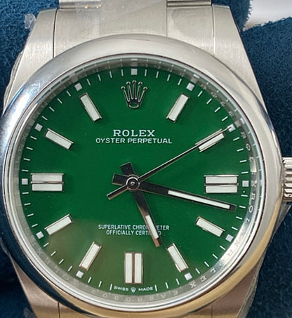 Rolex Oyster Perpetual 41 - الساعة اعلى جودة موجودة طبق الاصل بكامل التفاصيل رقم تسلسلي حقيقي و متكينة متطابقة