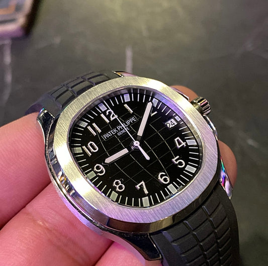 باتيك فيليب تكوا نوت ستراب اسود  طبق الأصل (صور حقيقية دون تعديل)