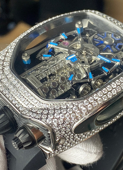 جاكوب اند كو بوجاتي ٢٠٢٥ فول دايموند - تشطيب الساعة عالي طبق الأصل - لوحدك لابسها في العراق