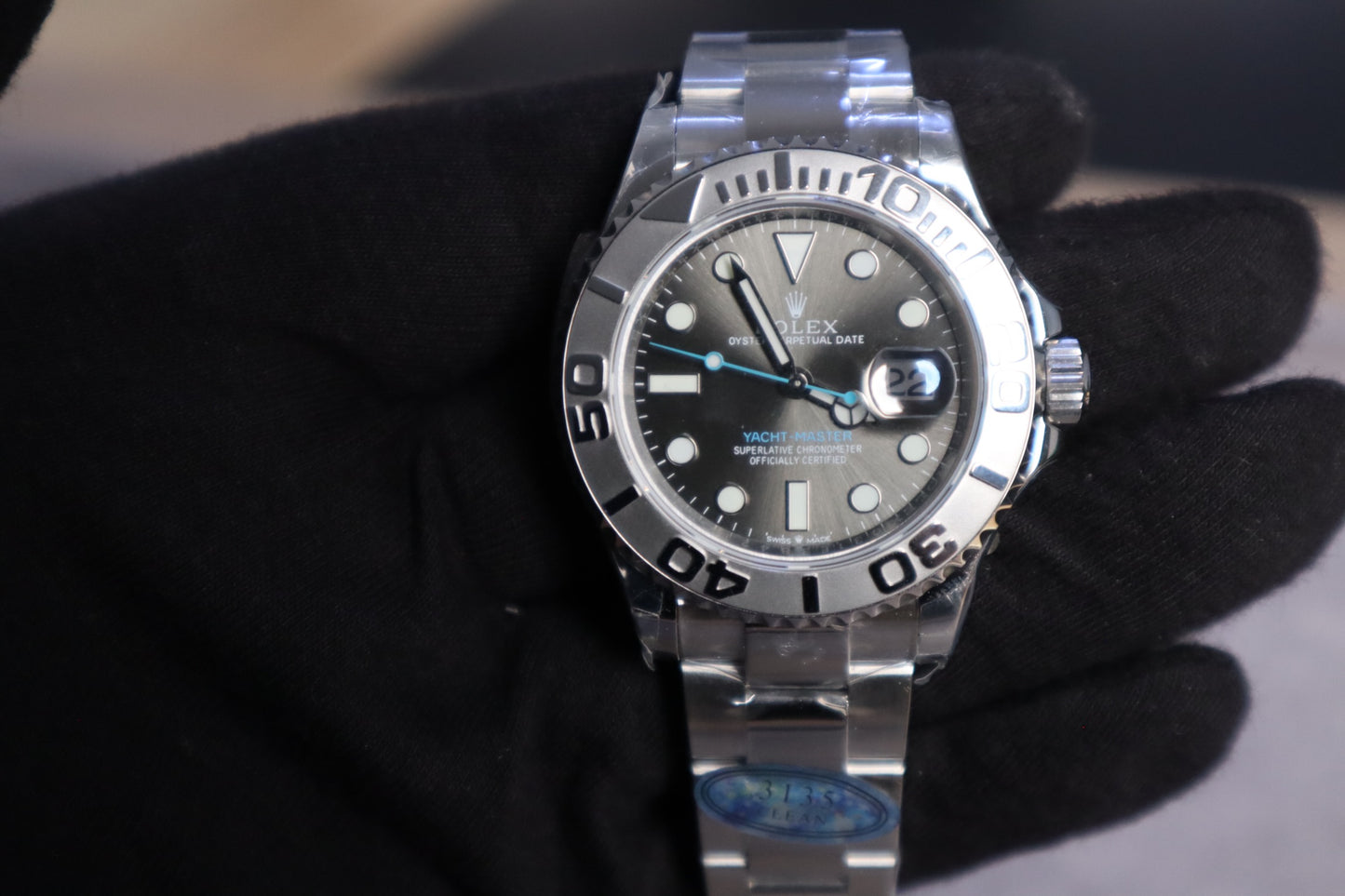 رولكس ياخت ماستر كلين طبق الأصل ماكينة سويسري