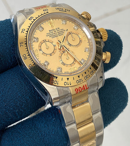رولكس دايتونا كوزموجراف توتون - طبق الأصل تعمل بكامل التعقيدات