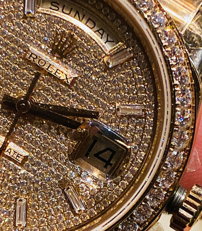 روليكس داي ديت مينا باڤيد - ساعة نادرة جدا - الساعة كليون طبق الاصل ماكينة سويسري (ووزجولد)