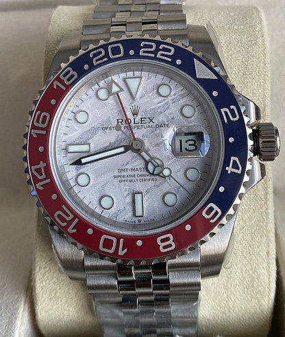 رولكس ببسي اصدار نادر مينا ماربل- الساعة كلين تعمل بجميع التعقيدات ماكينة سويسري نسبة تطابق ويا الاصلية