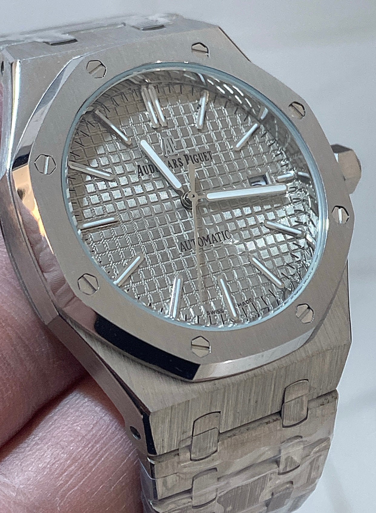 AP Royal Oak  titanium 41 mm (كلين تايتل)