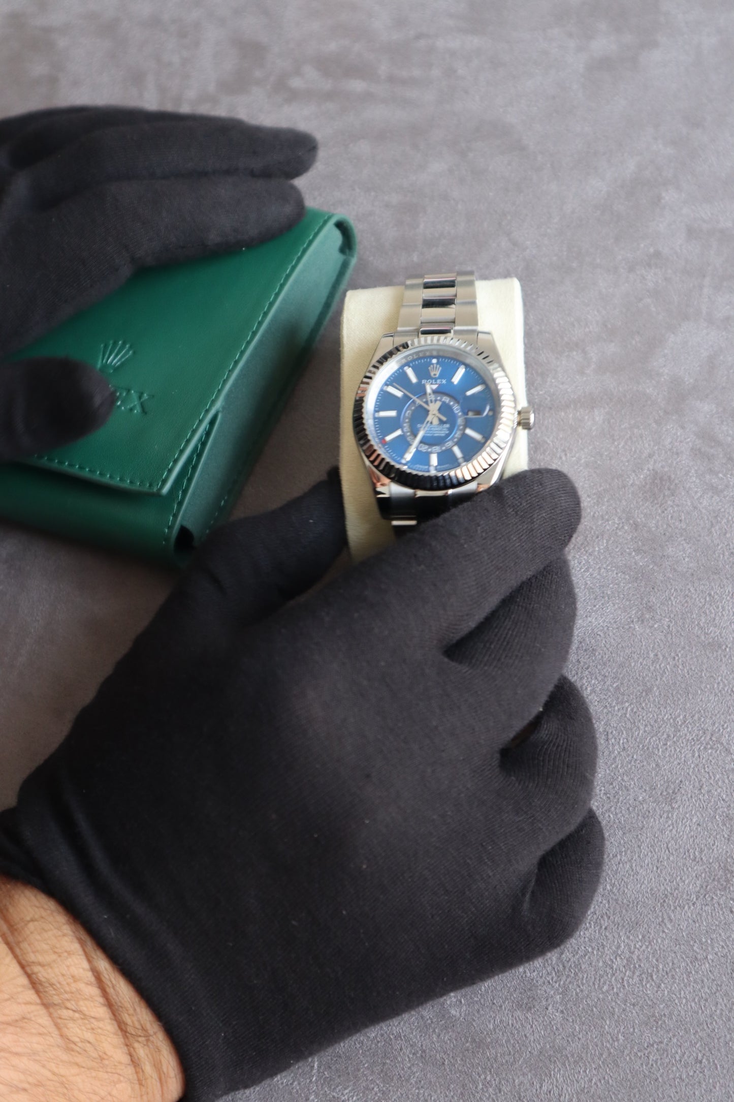 رولكس سكاي دولر مينا ازرق - الأعلى طلباً جودة الساعة جراند ماستر