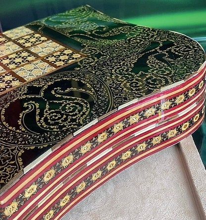 تحفة فنية صناعة يدوية - طاولي و شطرنج رسمة واحدة فقط يعني الحبة الوحيدة في العراق - احجار الطاولي و الشطرنج صناعة يدوي  بادق التفاصيل (t4)
