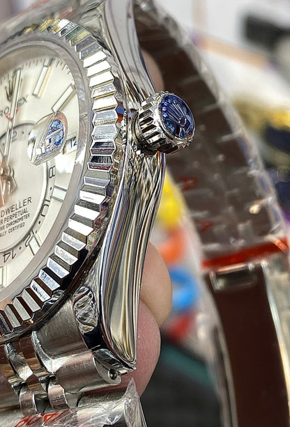 42 mm رولكس سكاي دولر فضي - كلين تايتل  قطعة واحدة فقط