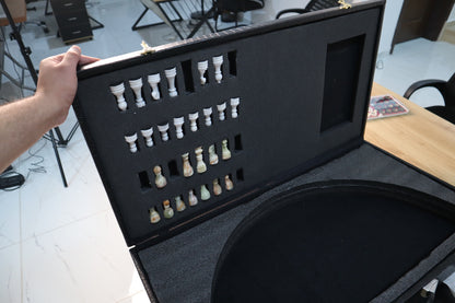 طاولي + شطرنج قطعة فنية للاقتناء - حجم كبير