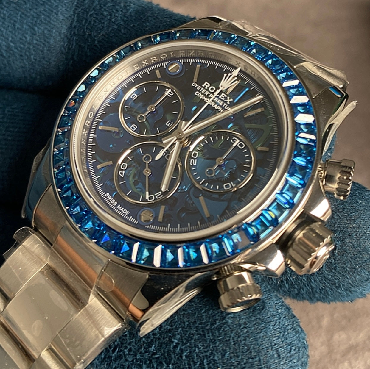 رولكس دايتونا بلو بروي - كلين حبة نادرة