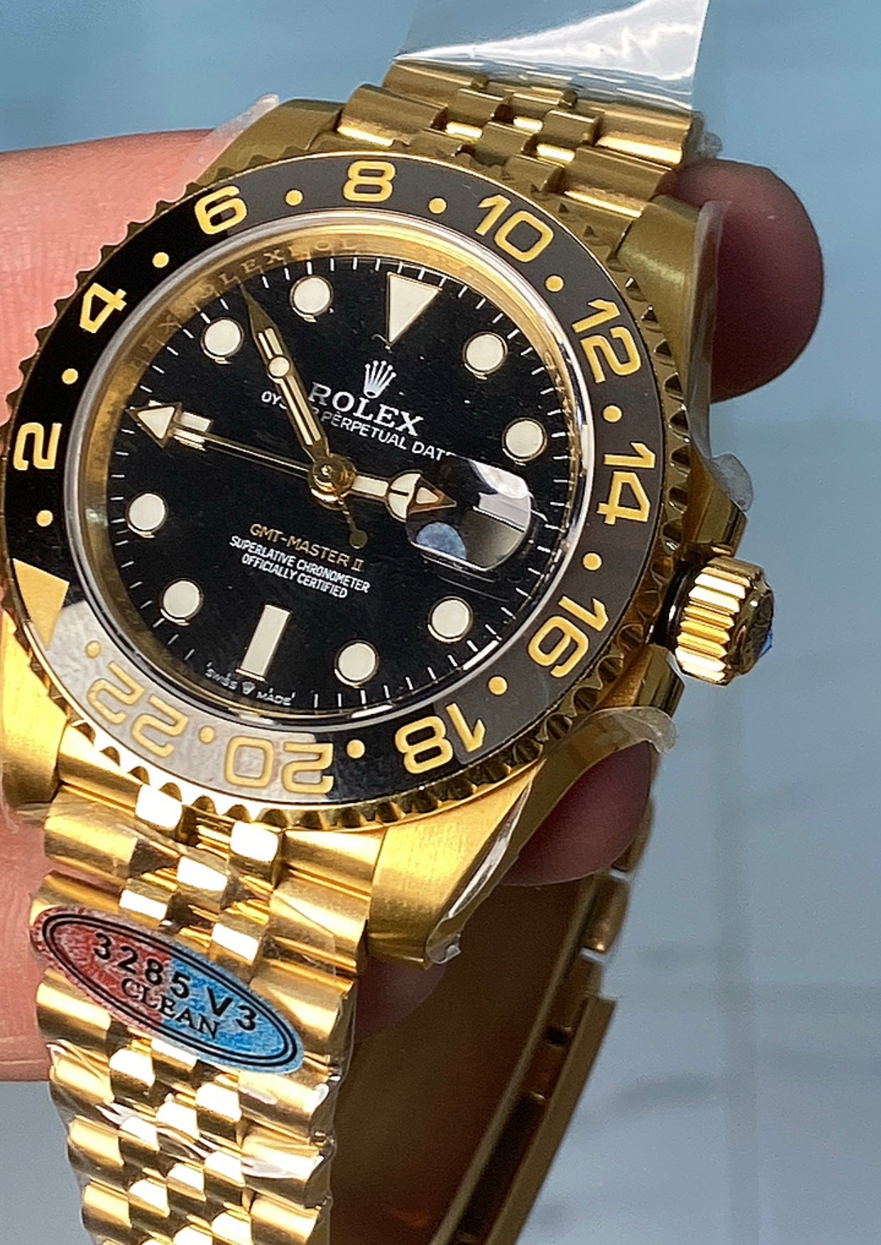 Clean Rolex GMT-Master II  40 mm -قطعة واحدة كلين ماكينة سويسري