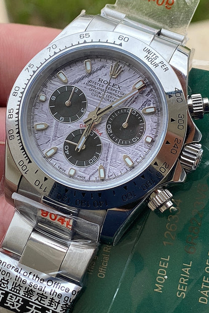 40 mm رولكس دايتونا كلين مينا ماربل - كلين طبق الأصل ماكينة سويسري  قطعة واحدة فقط
