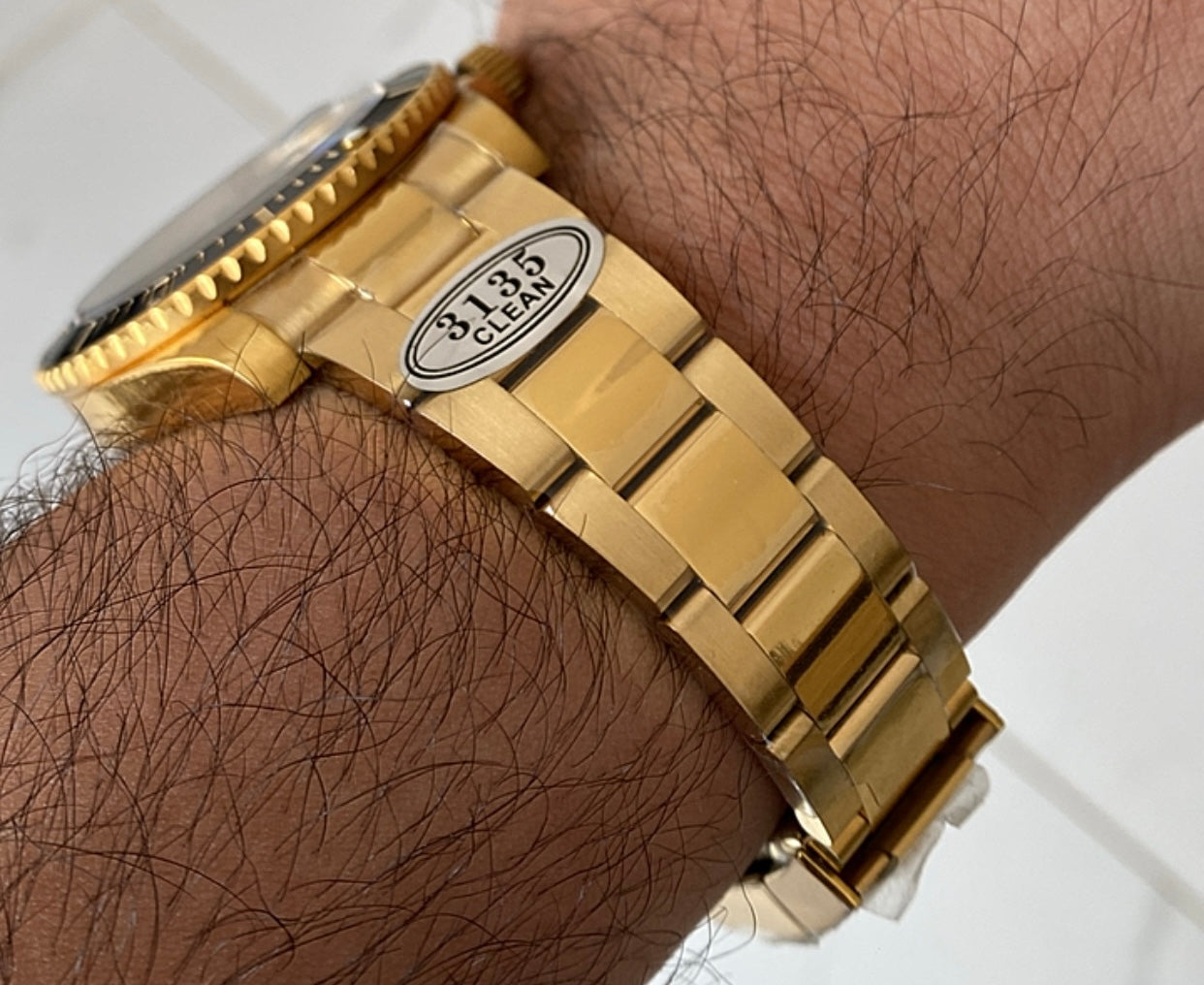 رولكس سابمارينر فول جولد - ذهب ١٨ طلاء - ماكينة سويسري بيزل سيراميك كلين طبق الأصل