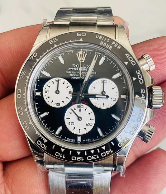 رولكس دايتونا كوزموجراف - تصميم نادر اصدار خاص - كلين طبق الأصل ماكينةسويسري بيزيل سيراميك