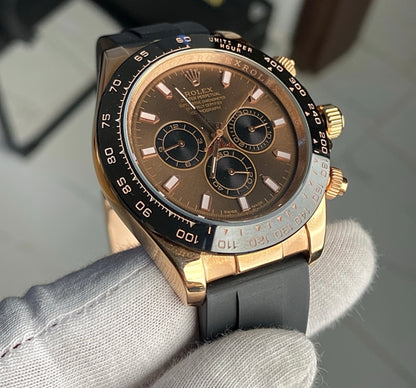 رواكس رولكس دايتونا شوكليت  ٢٠٢٤   مستعملة بحالة الجديد ماكينة سويسري