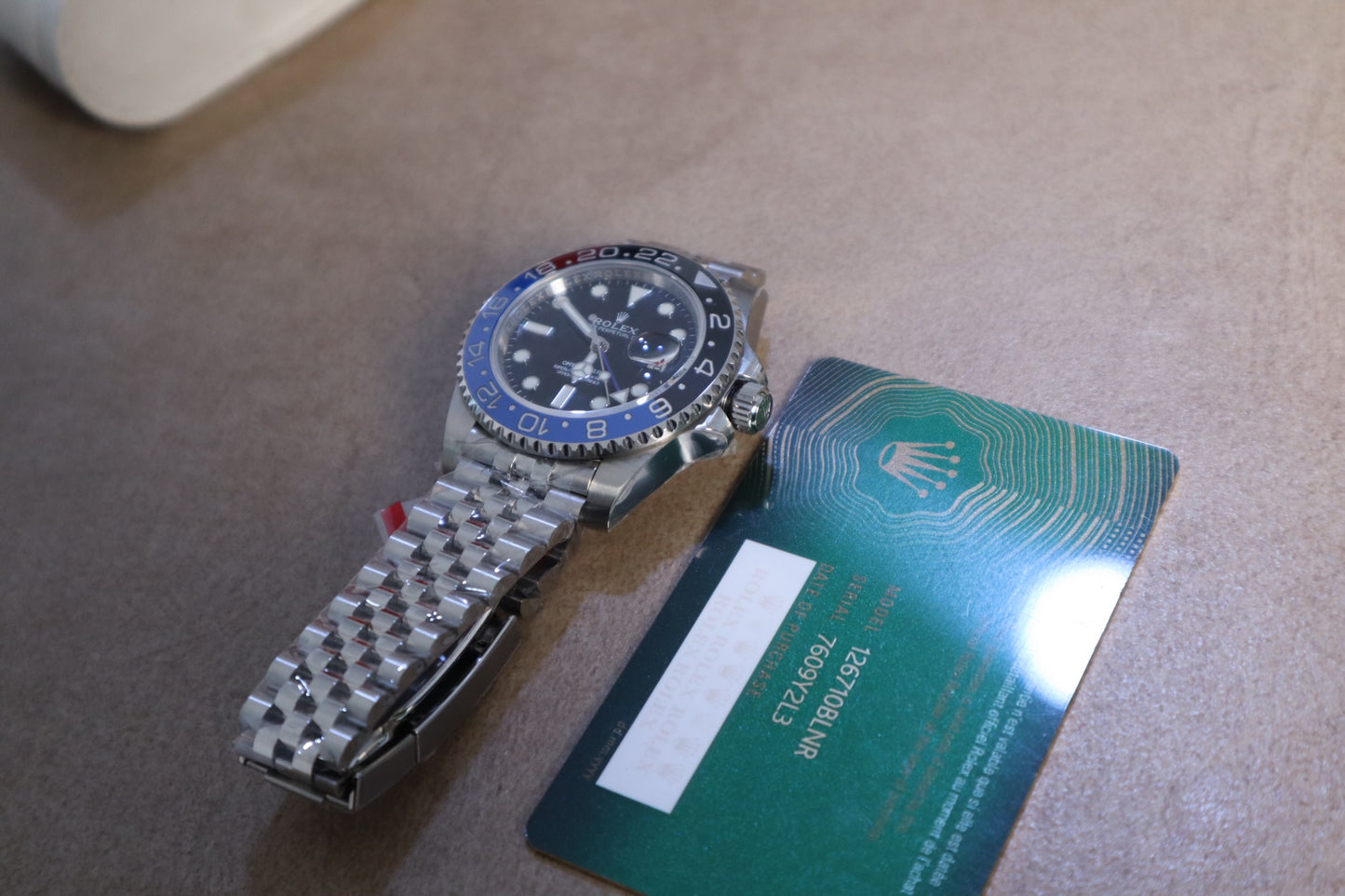 رولكس باتمان كلين - سير جوبلي طبق الأصل سيراميك و ستانلس ٩٠٤ وماكينة سويسري