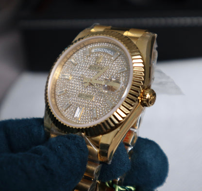 Roled day-Date pave Diamond Dial