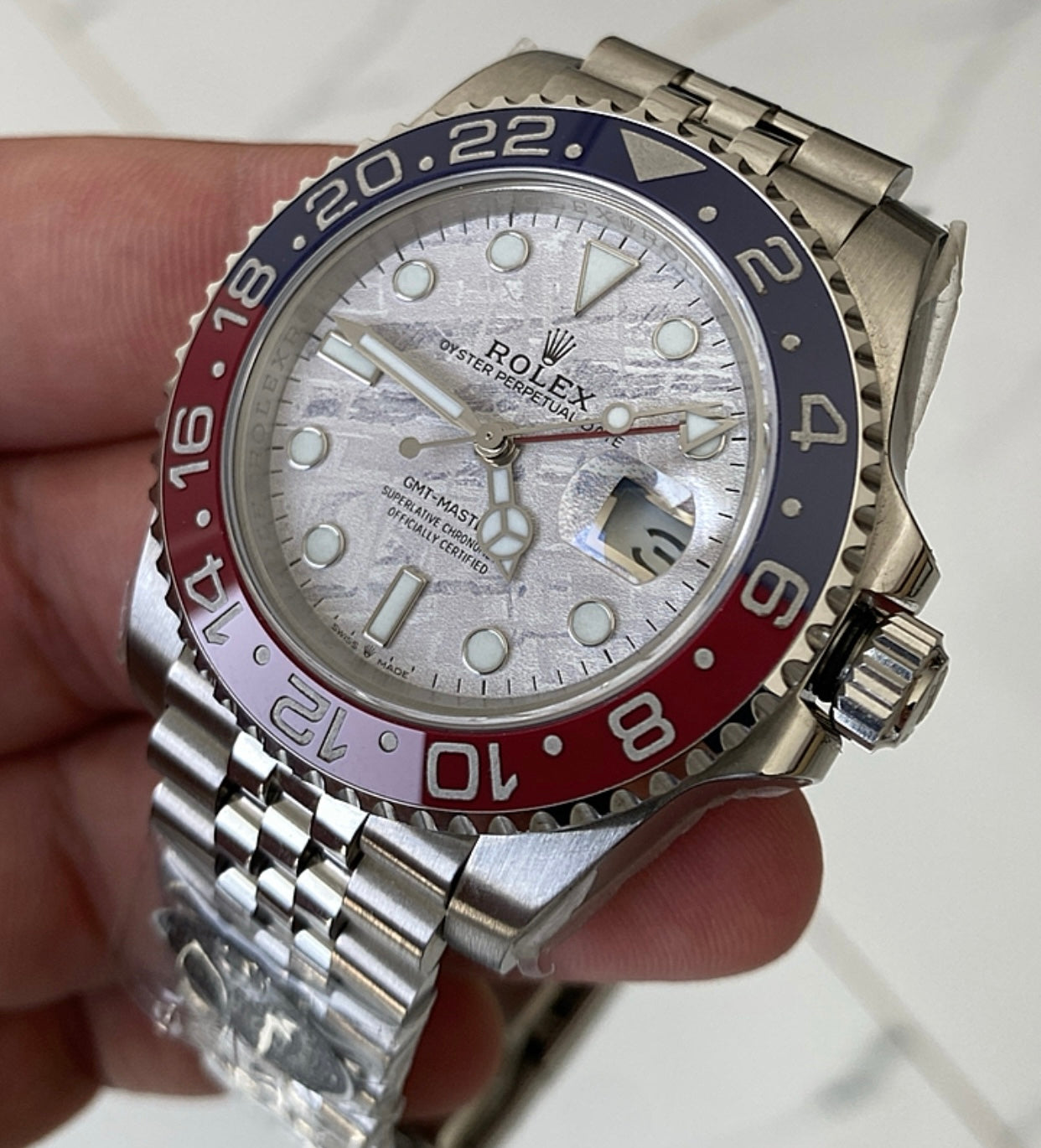 رولكس ببسي مينا ماربل - كلين مطابقة للأصلية ماكينة حركة سويسري