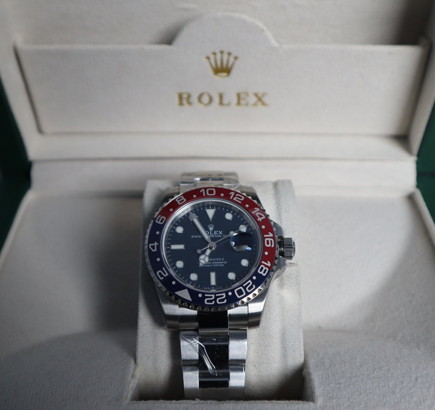 رولكس ببسي كلين - أويستر طبق الأصل سيراميك و ستانلس ٩٠٤ وماكينة سويسري