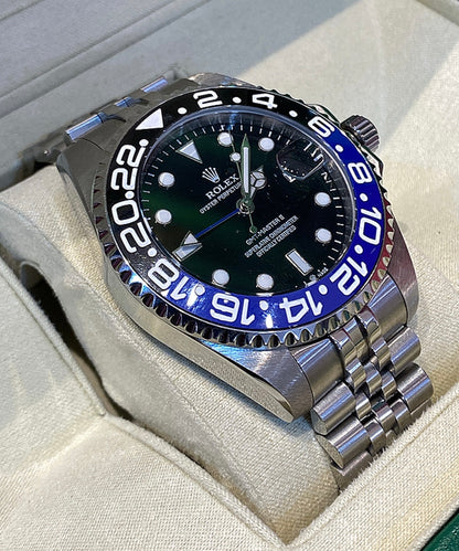 43 mm رولكس باتمان اصدار ٢٠٢٤ كلين تايتل + الكارد الذكي الجديد