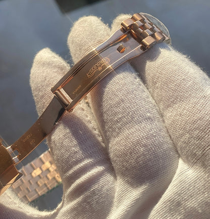 42 mm ساعة رولكس سكاي دولر سوبر كلين - روز جولد بالكامل