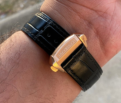 جاكوب آند كو كازينو دايموند - الساعة اعلى جودة مطابقة للاصل - اصدار محدود ماكينة سويسري و زفاير - توربيون داخلي