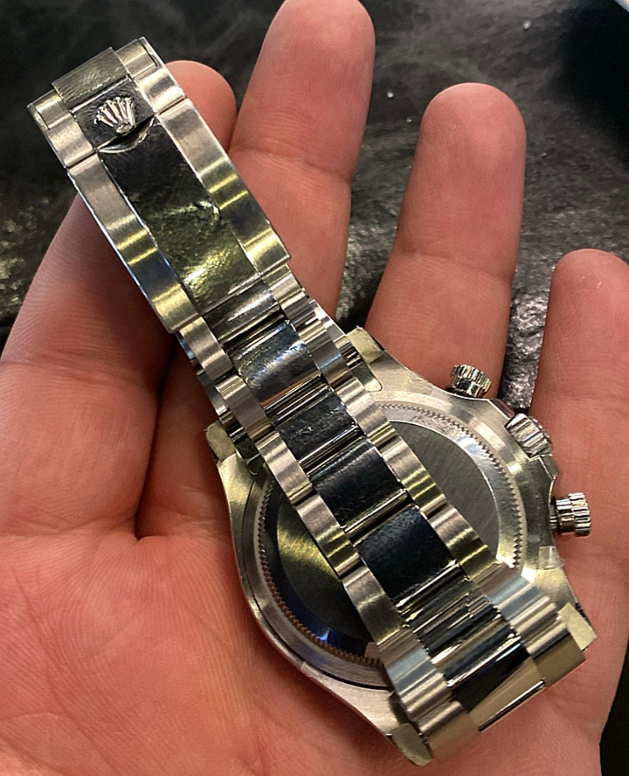 رولكس دايتونا باندا - كلين طبق الأصل و ماكينة سويسري نفس التعقيدات طبق الأصل كوزموجراف