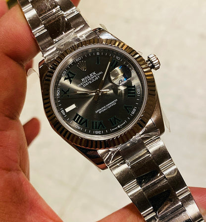 ROLEX DATEJUST WIMBLEDON كلين ماكينة سويسري