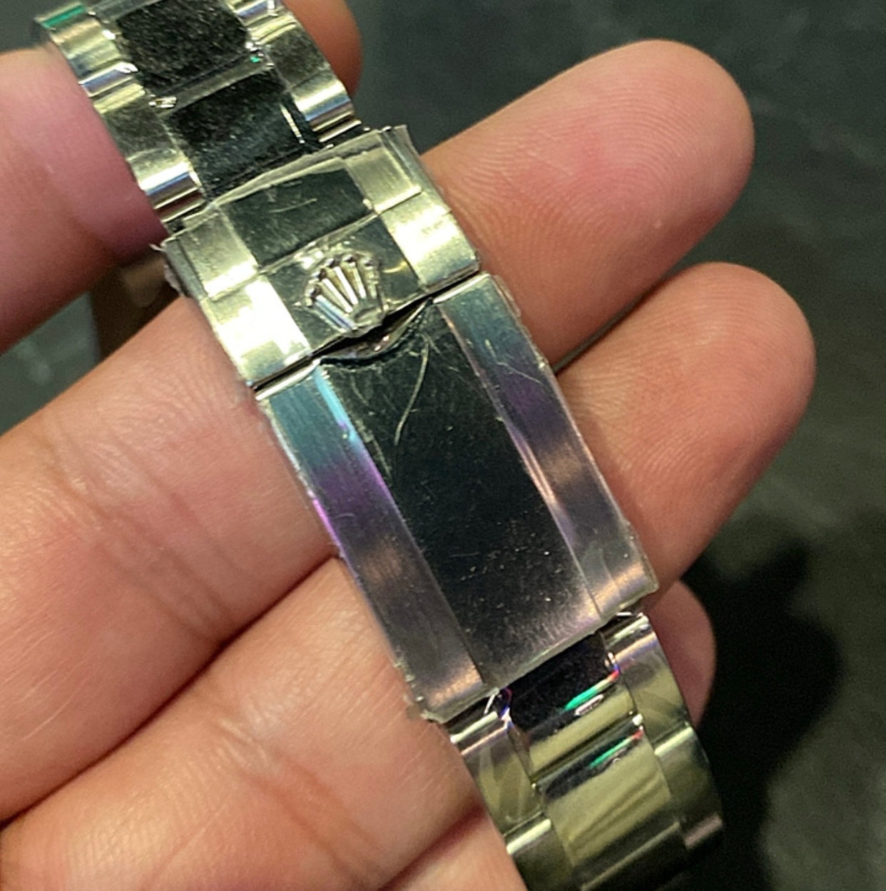 رولكس ياخت ماستر ون مينا ازرق بيزل تيتانيوم- كلين طبق الأصل ماكينة سويسري حبة واحدة