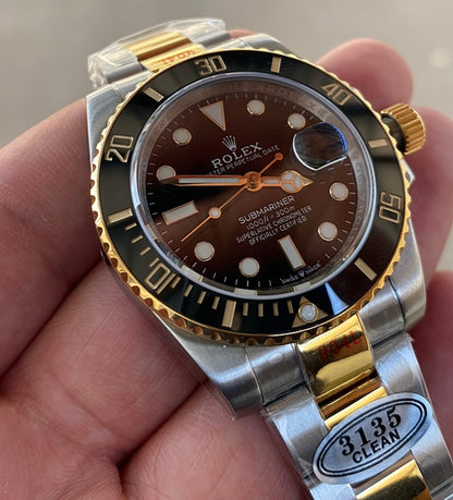 رولكس ساب مارينر ٢٠٢٣ كلين طبق الاصل ماكينة سويسريه