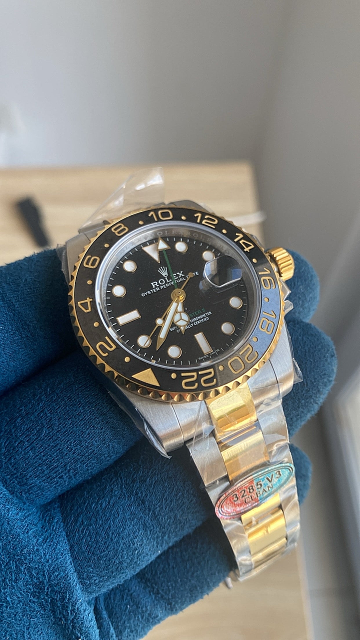 رولكس جي ام تي ماستر - اويستر تو تون ذهبي