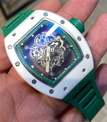 ريتشارد ميل بوبا واتسون وارد تركي- الساعة طبق الأصل ماكينة يدوية مثل الأصلية - سعر الاصلية ٤٠٠ الف دولار