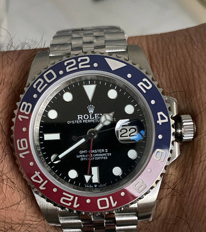 السعر بالاردني ٥٥٠ دينار رولكس ببسي كلين طبق الاصل - شباب حبة ما تميزها عن الأصل