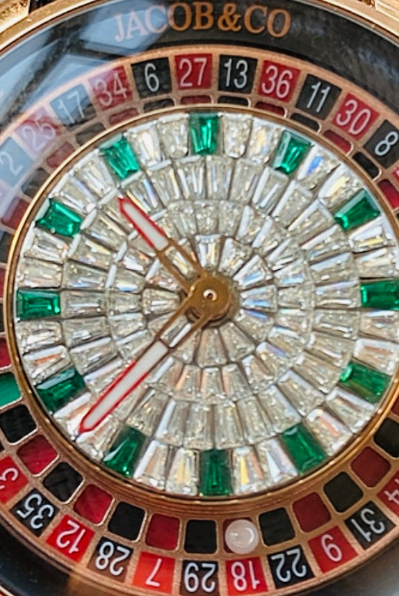 جاكوب آند كو كازينو دايموند - الساعة اعلى جودة مطابقة للاصل - اصدار محدود ماكينة سويسري و زفاير - توربيون داخلي