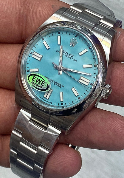 رولكس اويستر بربتشوال تيفاني مصنع اي دبليو اي اقوى جودة لا يمكن تميزها - ماكينة سويسري