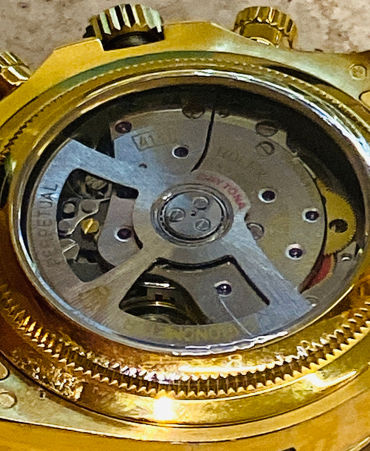 رولكس دايتونا يالو جولد مينا اصفر- كلين طبق الأصل ماكينة سويسري كورمو جراف