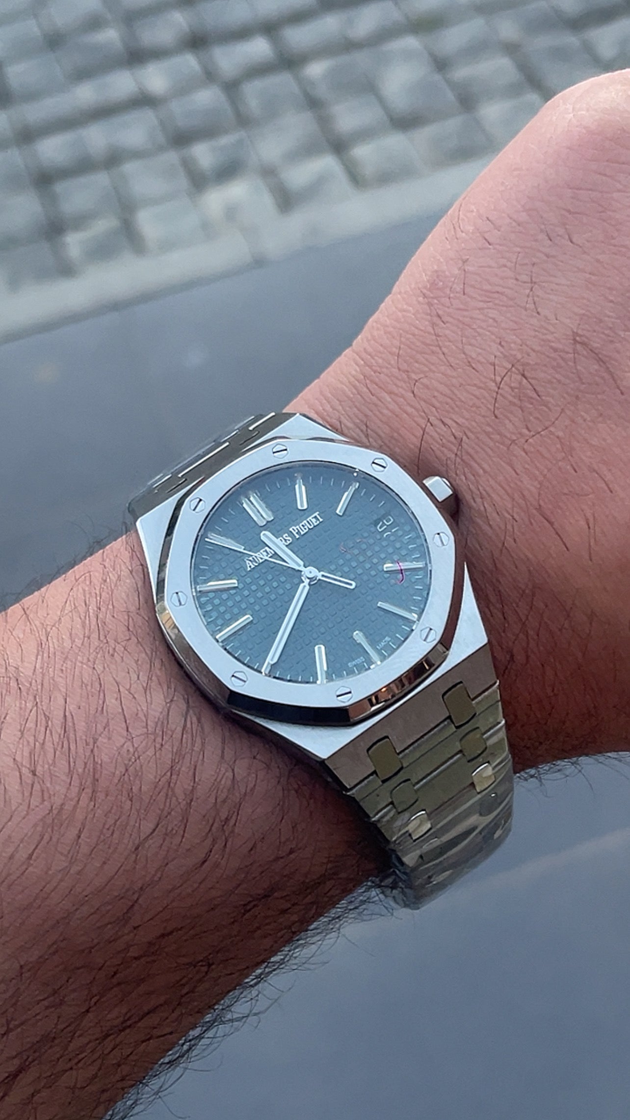 audemars piguet كلين مطابقه مينا اخضر قطعه واحده