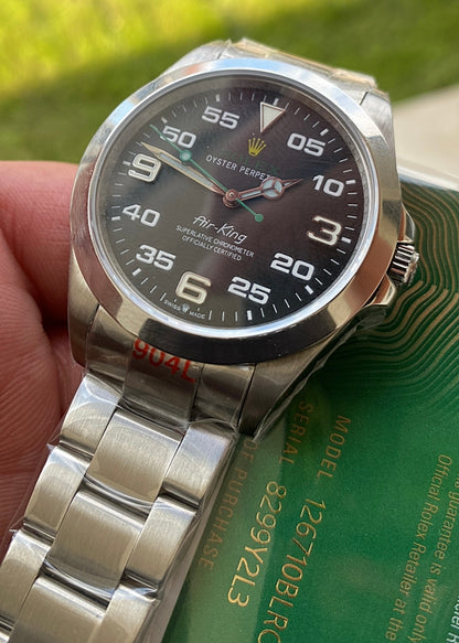 روليكس اير كنج اويستر ٢٠٢٤ - كلين قطعة واحدة ستيل ٩٠٤