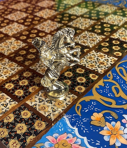 تحفة فنية صناعة يدوية - طاولي و شطرنج رسمة واحدة فقط يعني الحبة الوحيدة في العراق - احجار الطاولي و الشطرنج صناعة يدوي  بادق التفاصيل (t5)