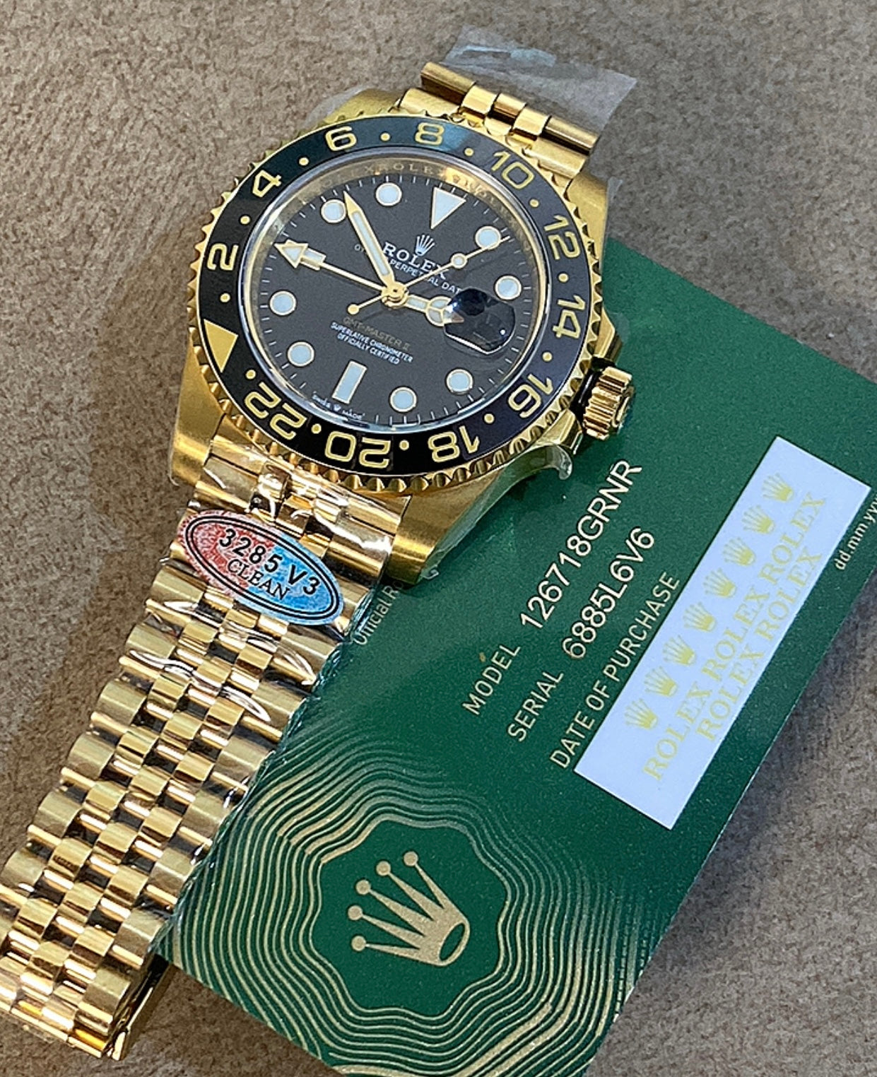 Clean Rolex GMT-Master II  40 mm -قطعة واحدة كلين ماكينة سويسري